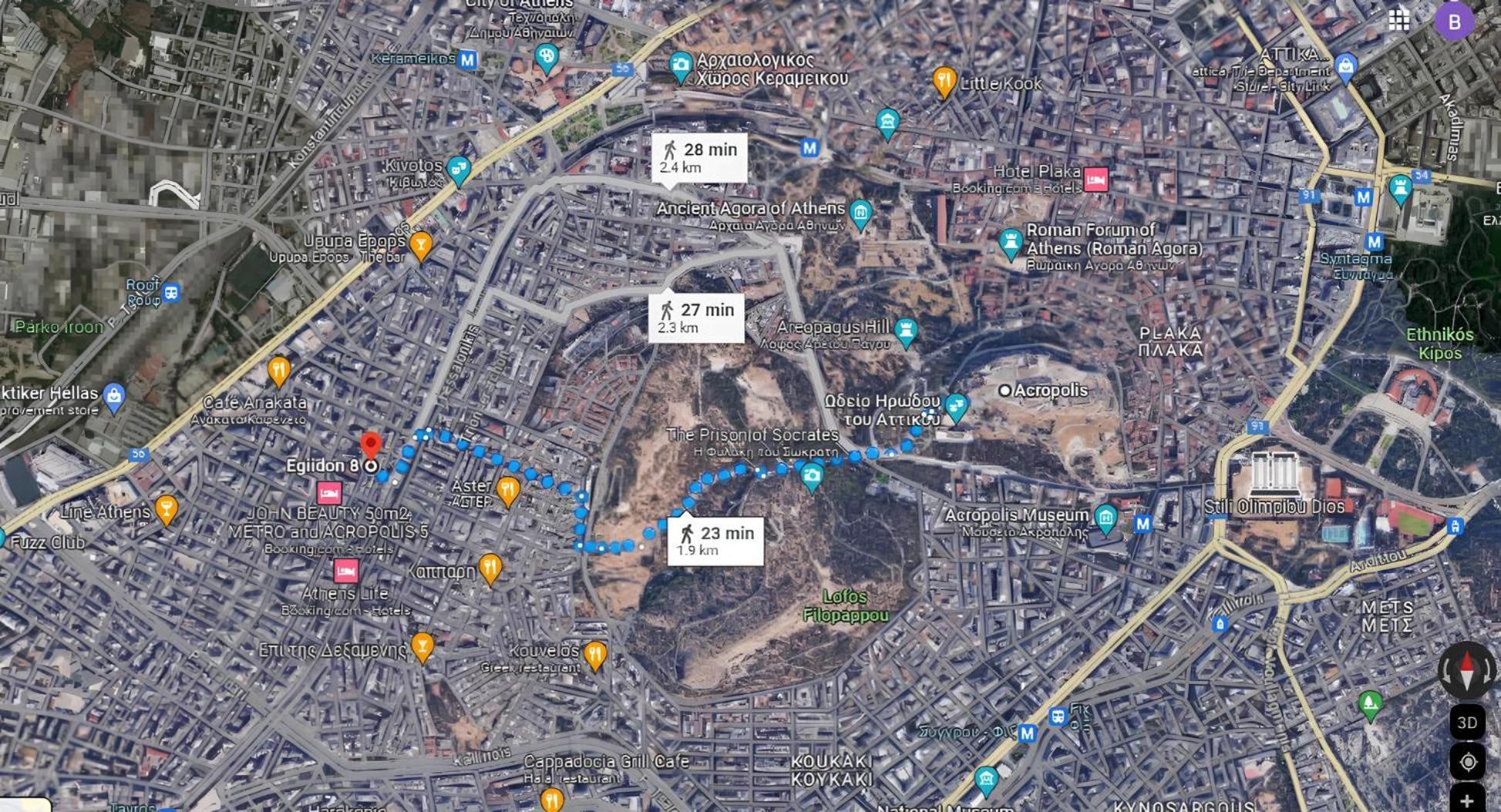 Veggera Apt Athens Center,Petralona Station Εξωτερικό φωτογραφία